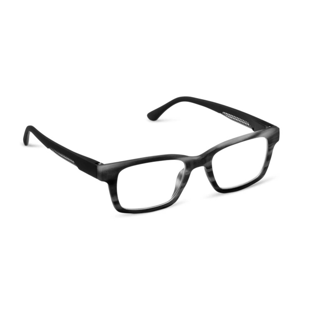NEW CHARCOAL CEDAR UNISEX PEEPERS BLUE LiGHT READING GLASSES +2.50